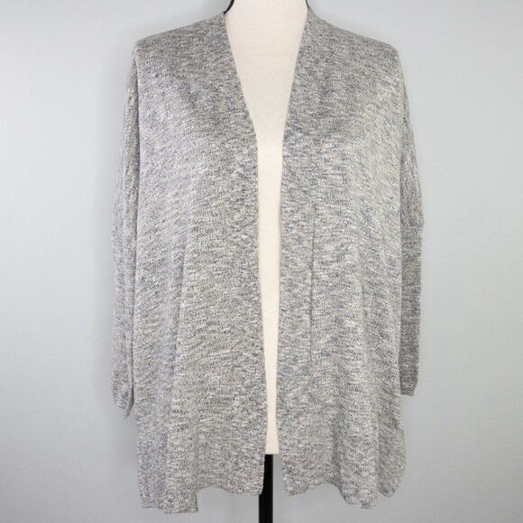 NEW Loft shimmer open poncho sweate, XS - Picture 5 of 10